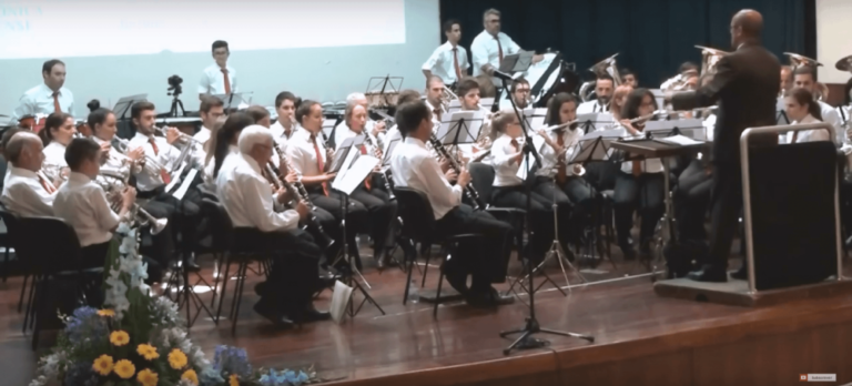 A Banda União Musical Pessegueirense promoveu concerto de 150 anos de existência
