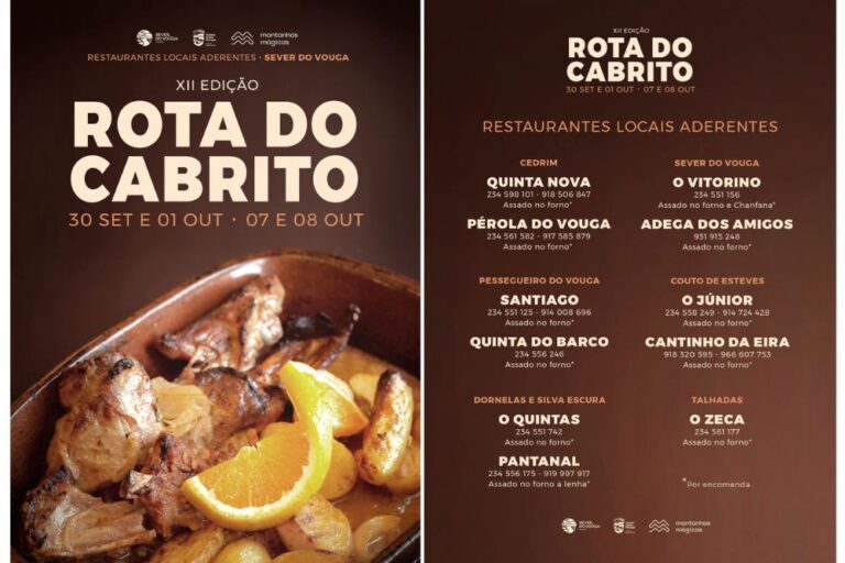 12ª Rota do Cabrito em Sever do Vouga inicia-se este fim de semana