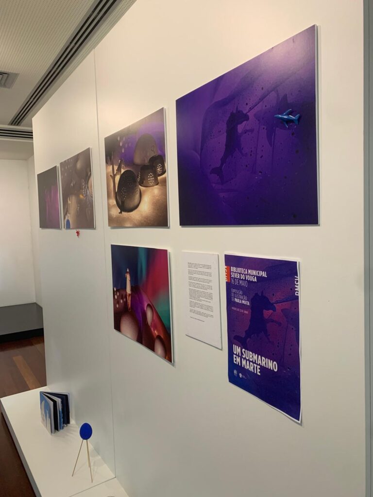 Na Biblioteca Municipal patente exposição “Um Submarino em Marte”